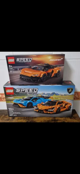 LEGO Speed Champions McLaren y Lamborghini