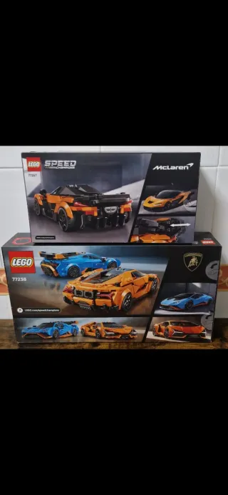 LEGO Speed Champions McLaren y Lamborghini
