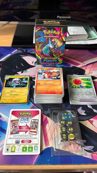 Bulk 100 cartas Pokémon(OBF-Llamas Obsidianas) ESP