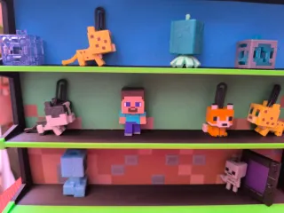 Expositor Minecraft Funkos Kinder Joy