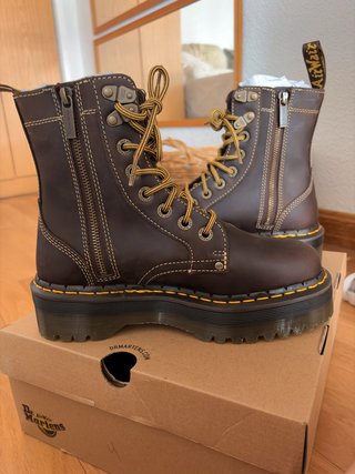 Botas Dr. Martens Jadon Crazy Horse Marrones