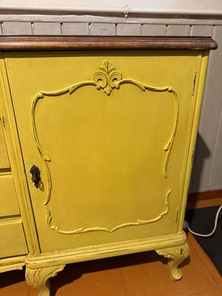 Mueble cajonero vintage madera