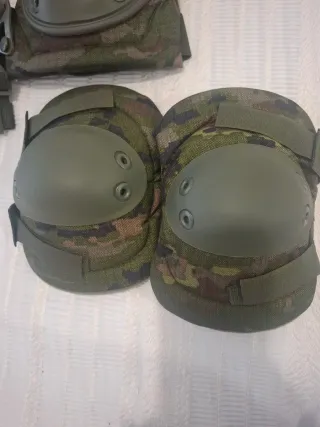 Rodilleras y coderas tácticas camuflaje