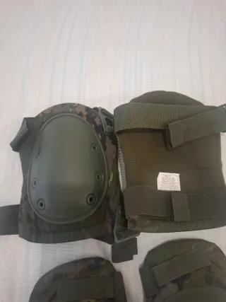 Rodilleras y coderas tácticas camuflaje