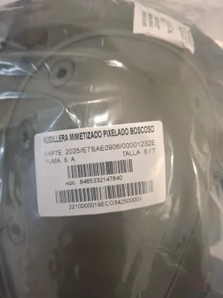 Rodilleras y coderas tácticas camuflaje