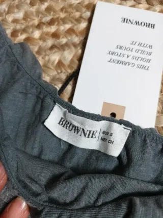 Top Brownie con volantes