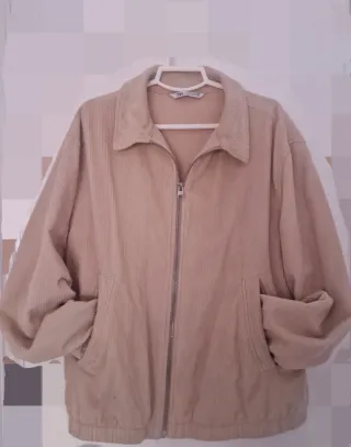 Chaqueta pana beige
