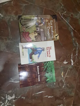 La profedia del dragón,Tom Sawyer, Robinson Crusoe