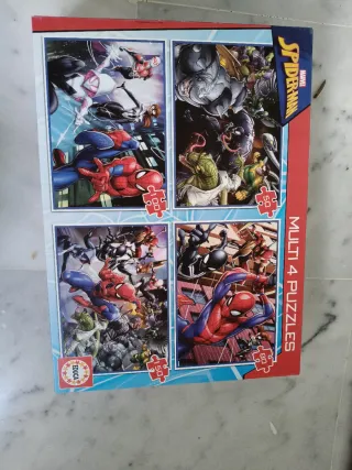 Puzzles Marvel Spider-Man Educa 4 en 1