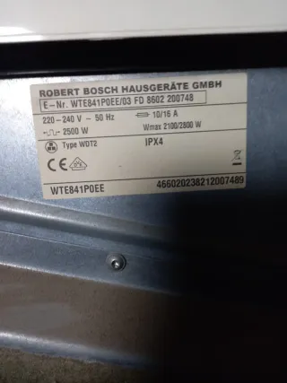 Secadora Bosch Maxx 6 Sensitive