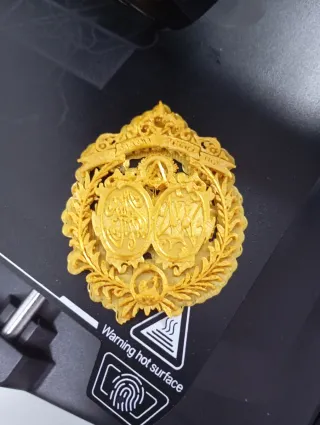 Figura 3D dorada Hermandad resucitado del Puerto