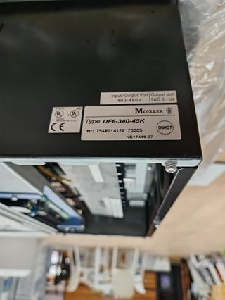 VARIADOR DE FRECUENCIA MOELLER TYPE: DF6-340-45K