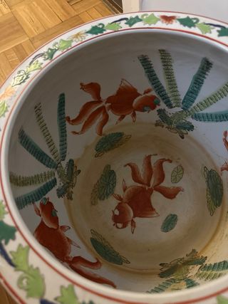 Jarrón Decorativo Vintage Cerámica Multicolor