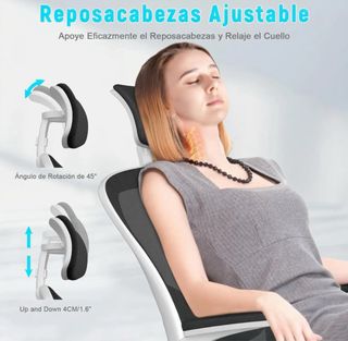 Silla de Oficina/Gaming Ergonómica Ajustable