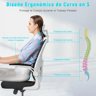 Silla de Oficina/Gaming Ergonómica Ajustable