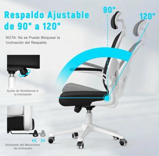 Silla de Oficina/Gaming Ergonómica Ajustable