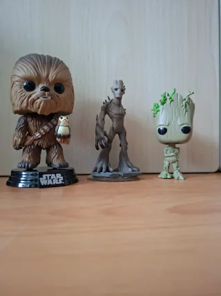 Funko Pop Star Wars + Marvel sin cajas