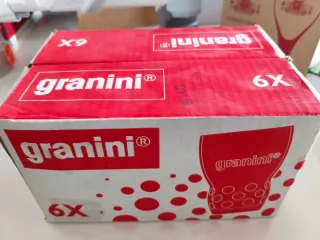 Vasos Granini de cristal