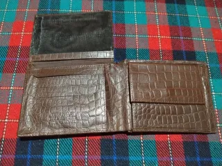 Portafoglio vera pelle vintage uomo donna