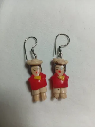 4 Pares Pendientes Estilo Van Gogh