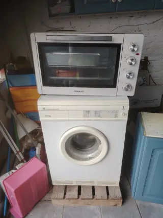 Horno eléctrico y secadora