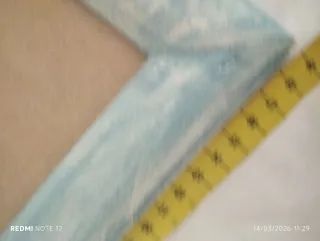 Marco de fotos azul desgastado