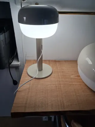 2 Lámparas Ikea Beige y Blanco.