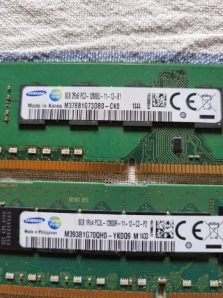 RAM ECC DDR3 8GB per memory server