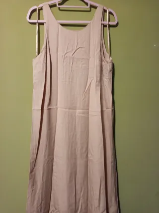 Vestido largo beige verano