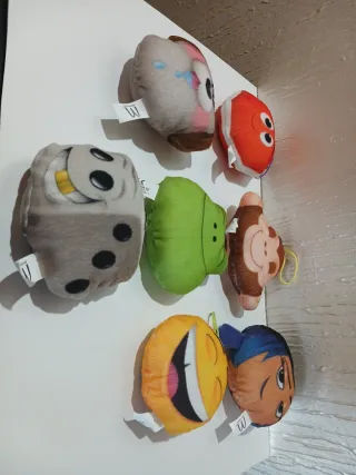 8 Llaveros Peluche Emoji McHappy 8cm