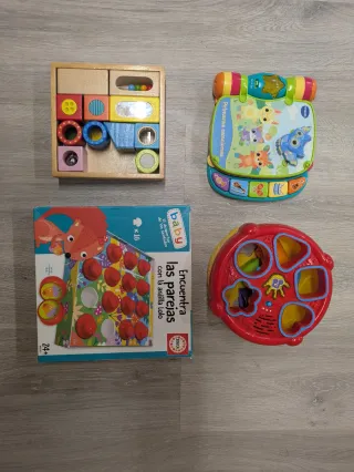 Lote 4 Juguetes Bebé +24 Meses