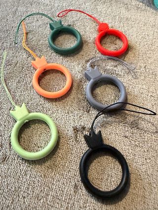 LOTE Pack Colgantes silicona corona móvil