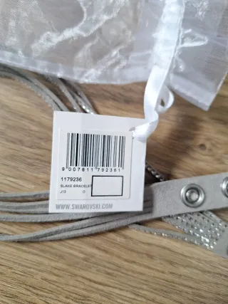 Pulsera Swarovski gris