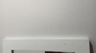 Espejo Pared Blanco Dos Posiciones