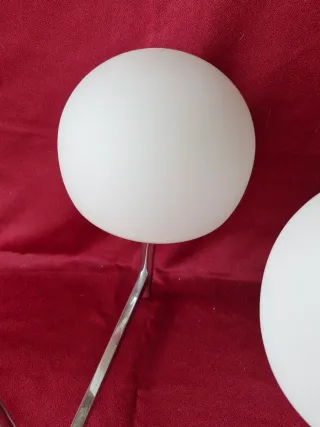 Lámpara araña moderna 6 esferas cristal