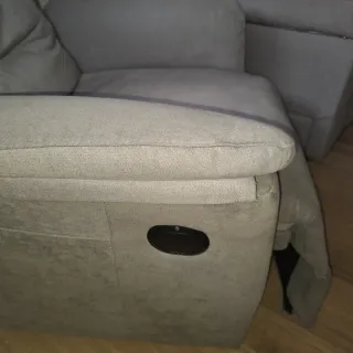 Sillón relax eléctrico gris