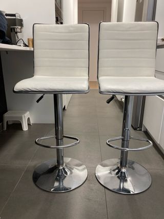 2 Taburetes de cocina regulables