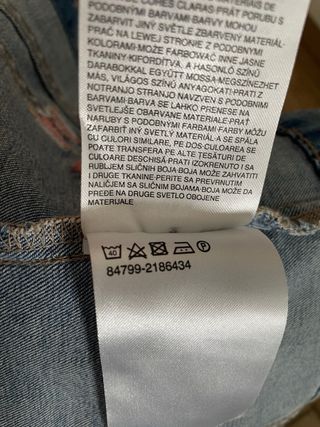 Giubbino jeans bambina 122 cm
