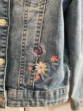 Giubbino jeans bambina 122 cm