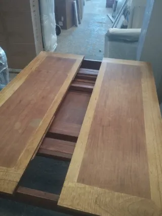 Muebles TV Rústico Mexicano Madera y Cristal