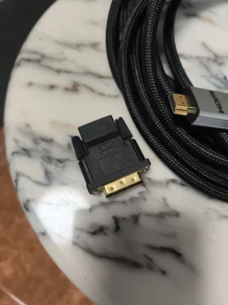 Cable HDMI 5m + Adaptador DVI