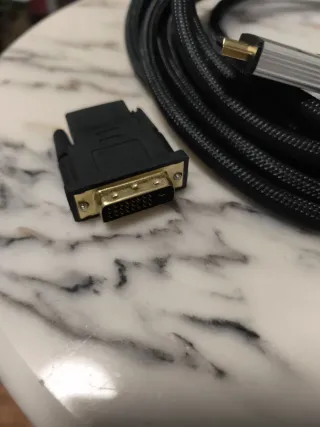 Cable HDMI 5m + Adaptador DVI