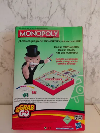 Monopoly Portátil Juego de Mesa
