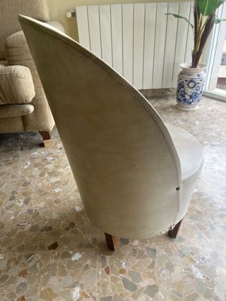 Butaca baja de polipiel