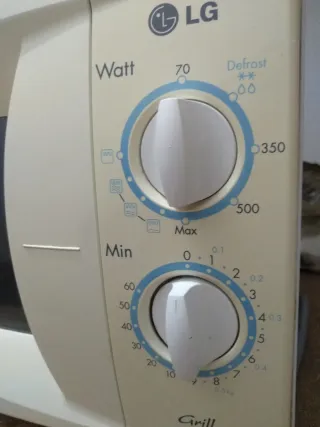 Microondas LG grill Funciona correctamente.