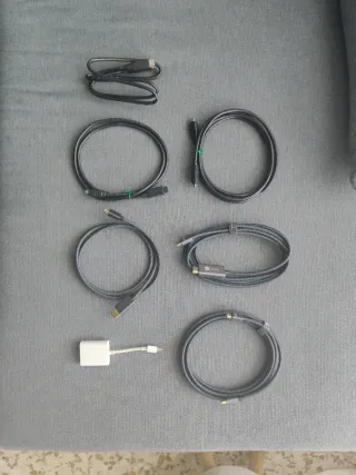 Cables de video (mini dp, HDMI, VGA)