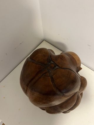 Figura Buda Madera Oriental Zen