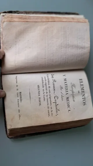 1822 MEDICINA antiguo