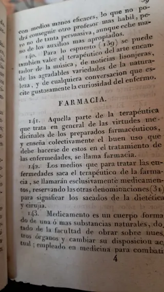 1822 MEDICINA antiguo