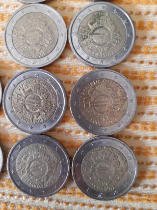 Lote 10 conmemorativas